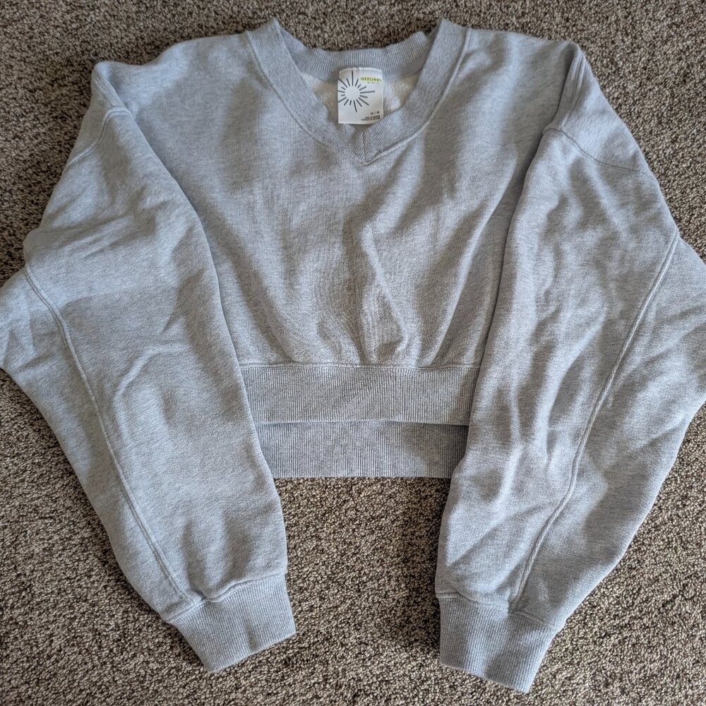 Aerie cropped sweatshirt
